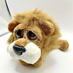 Russ Berrie Li'l Peepers Carnie the Lion Plush 5"  Beanbag Floppy Stuffed Animal